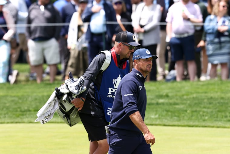 Bryson DeChambeau, here walking the fairway on the ninth hole during Thursday's first round, has been a leading figure on the LIV Tour.