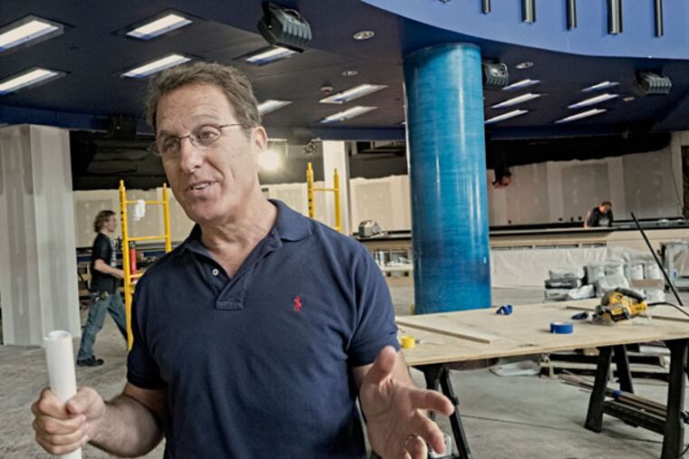 Bart Blatstein at his latest acquisition, Pier Shops at Caesars on the Atlantic City Boardwalk. (ED HILLE/ staff photographer)