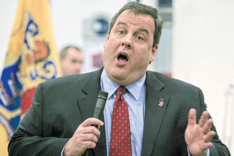 Gov. Christie railed against government officials getting face-value tickets to sold-out events, but will not give up his own seats. (Akira Suwa / Staff Photographer )