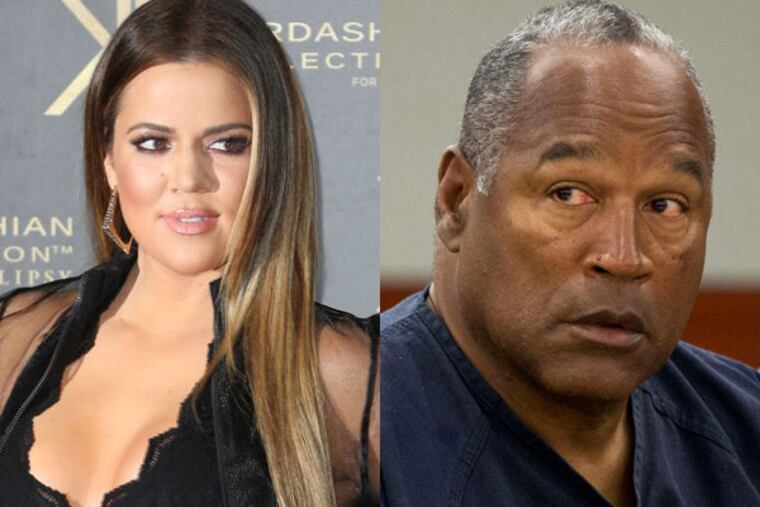 Khloe Kardashian (left) and OJ Simpson (right) - (AP Photos)