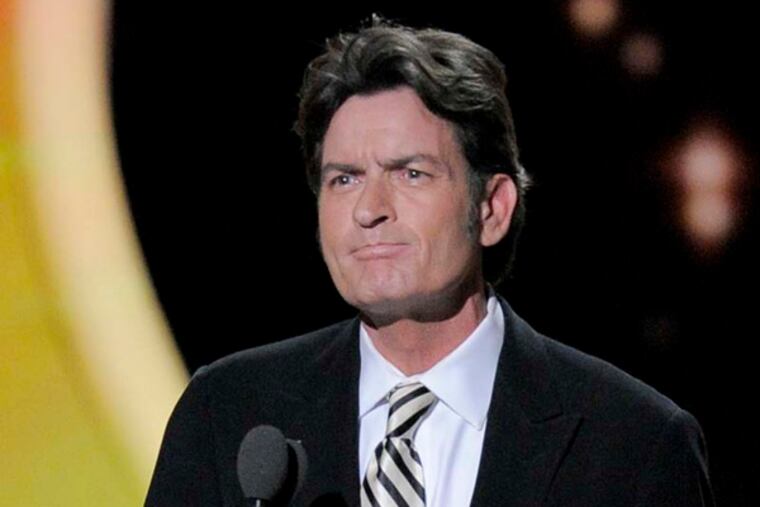 Charlie Sheen. (AP Photo/Mark J. Terrill)