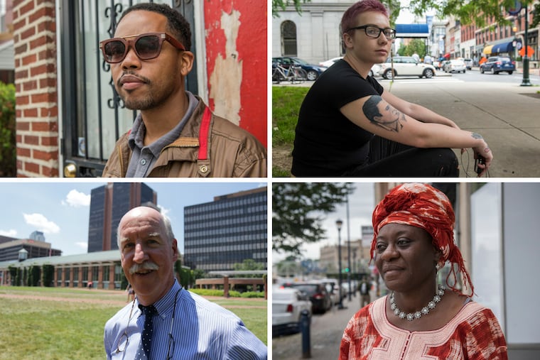 Clockwise from top left: Bigga Dre, Kirsten Milner, Alvina Aberdeen, and Matt Higgins share their stories of patriotism for Fourth of July.