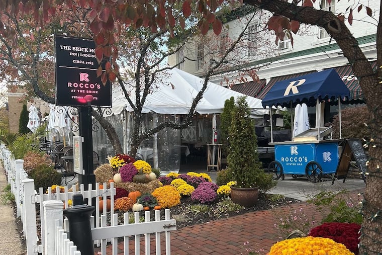 Rocco's at the Brick opened on the ground floor of the Brick Hotel in Newtown, Bucks County, in January 2018.