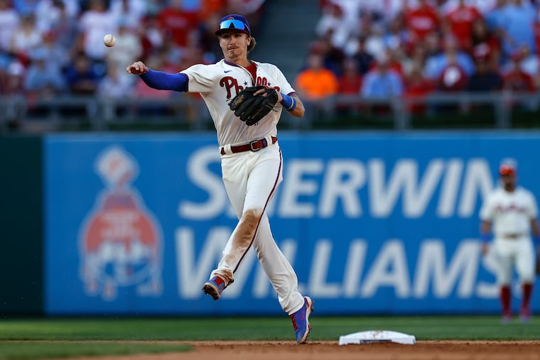 After taking over at shortstop in midseason and holding down the position through Game 6 of the World Series, Bryson Stott is preparing to move to second base for the Phillies in 2023.