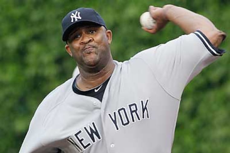 C.C. Sabathia won his tenth game of the season Saturday. (Nam Y. Huh/AP)