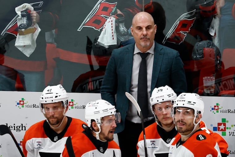 It will be back to the drawing board for Rick Tocchet and the Flyers after a disappointing Game 1 performance in Raleigh.