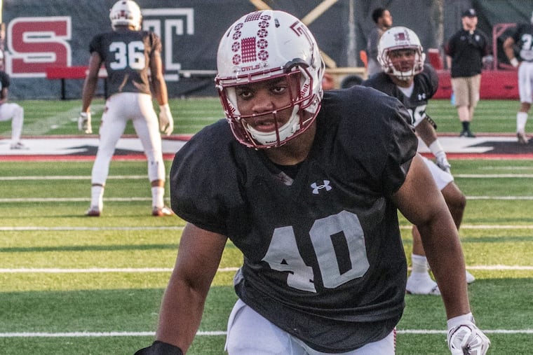 Temple's Todd Jones had seven tackles in last week's 35-24 win at Cincinnati.
