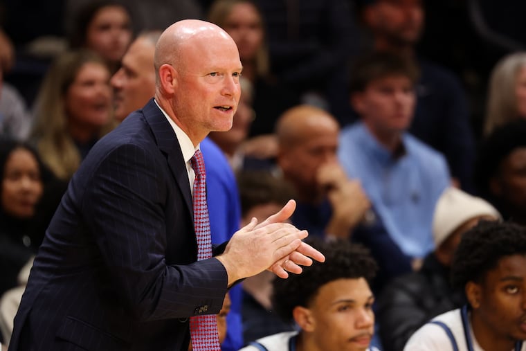 Villanova head coach Kevin Willard led his team to a win over Seton Hall, where he spent 12 seasons.