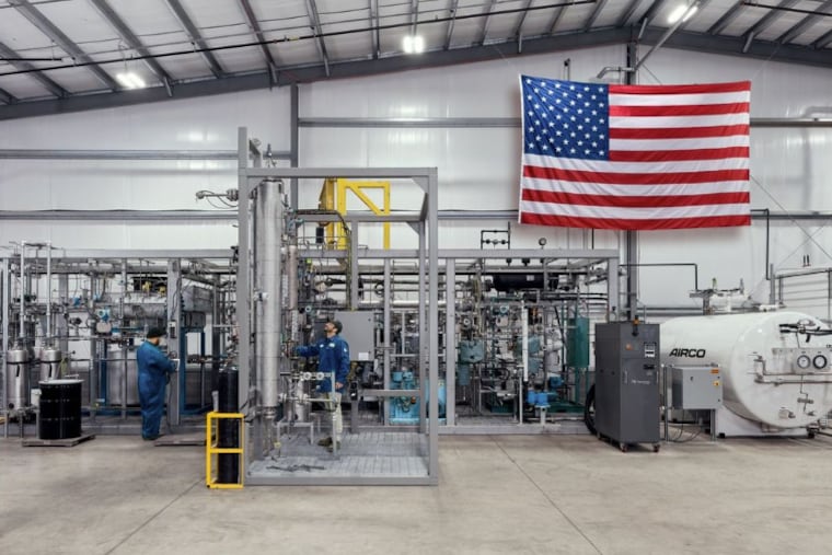 Inside Airco's newly completed, 16,000-square-foot plant in New Britain, Bucks County, where company staff develop, engineer, and assemble Air Force-funded Mobile, Adaptable, and Dynamic (MAD) Fuel Systems.