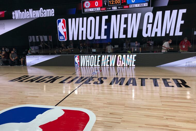 One of the NBA's game courts at the ESPN Wide World of Sports complex in Kissimmee, Fla.