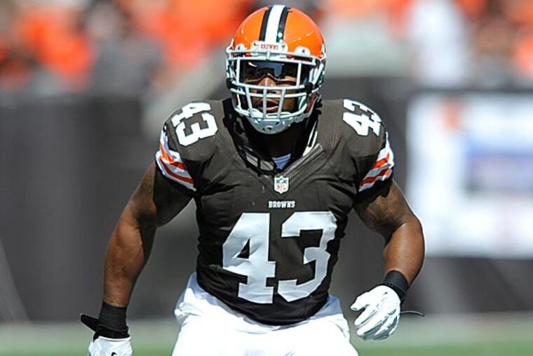 Browns safety T.J. Ward. (David Richard/AP)