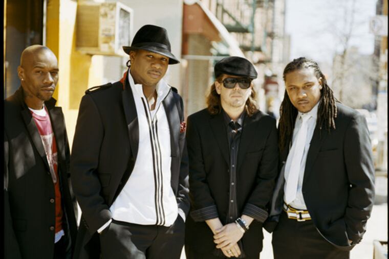 Robert Randolph (second from left) will lead his Family Band into the Electric Factory on Saturday night.