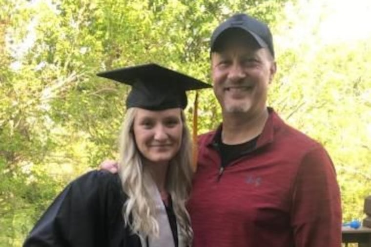 In May 2021, more than a year after his liver transplant, Brian Gorzney attended his daughter Cameron's college graduation.