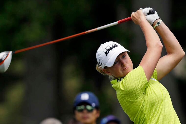 "Every award that I've gotten over the last year is 'The first American to do it,' " said world No. 1 Stacy Lewis. (AP)