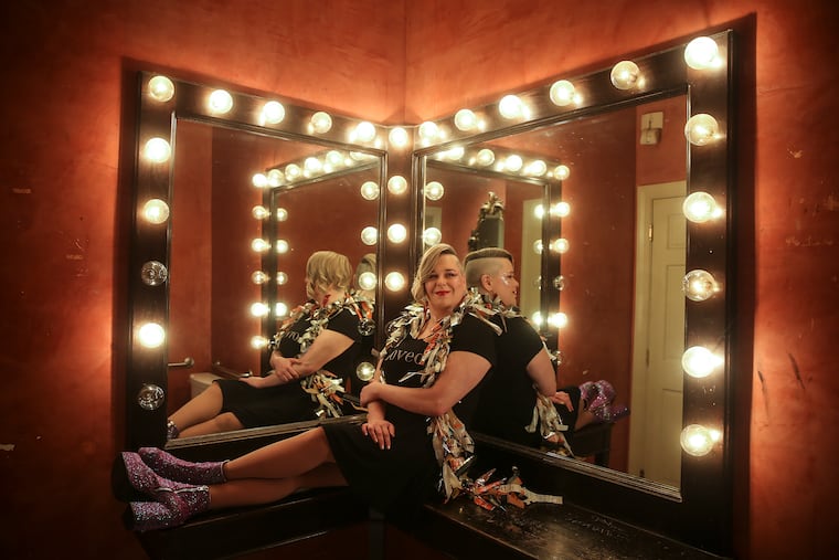 Shannon Turner is a Philly cabaret singer who is on a comeback swing after almost dying from a heart attack and stroke. Here, Turner is at L'Etage, 624 S 6th St., where she performs often.