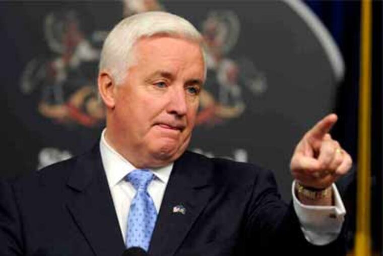 In addition to other changes, Gov. Corbett recently appointed himself as head of the Delaware River Port Authority.