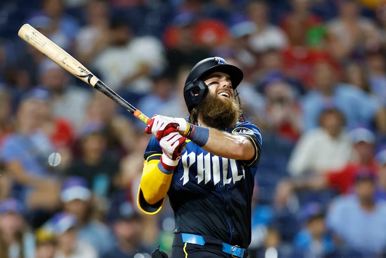 Brandon Marsh is batting .242/.344/.366 with eight doubles and three home runs in his last 51 games since April 29.