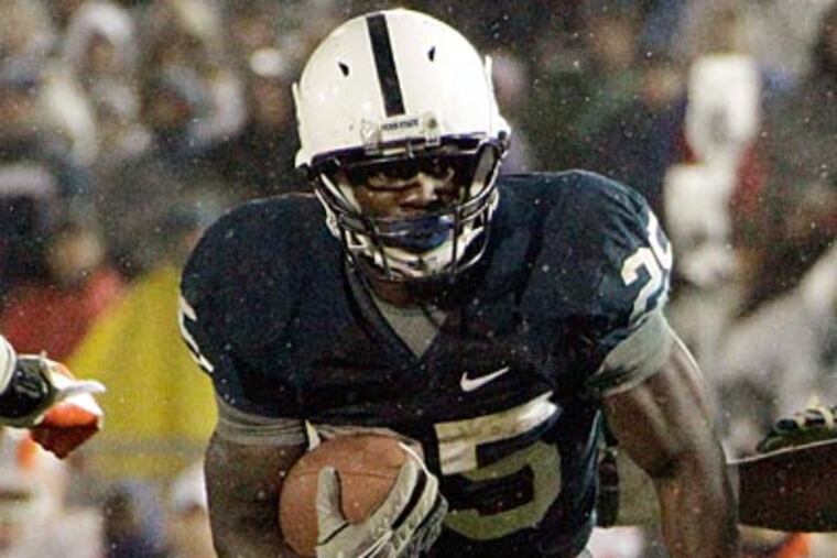 Silas Redd, above, and the Lions' running game could help slow down Case Keenum. (Gene J. Puskar/AP)