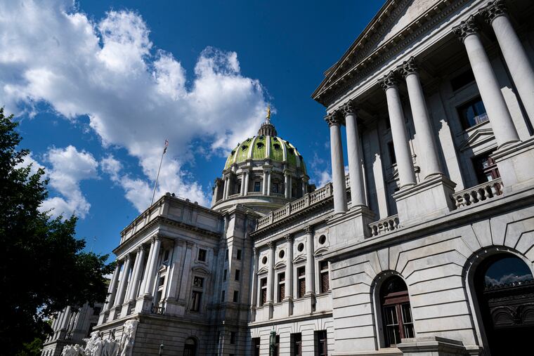 The Pennsylvania State Capitol in Harrisburg.