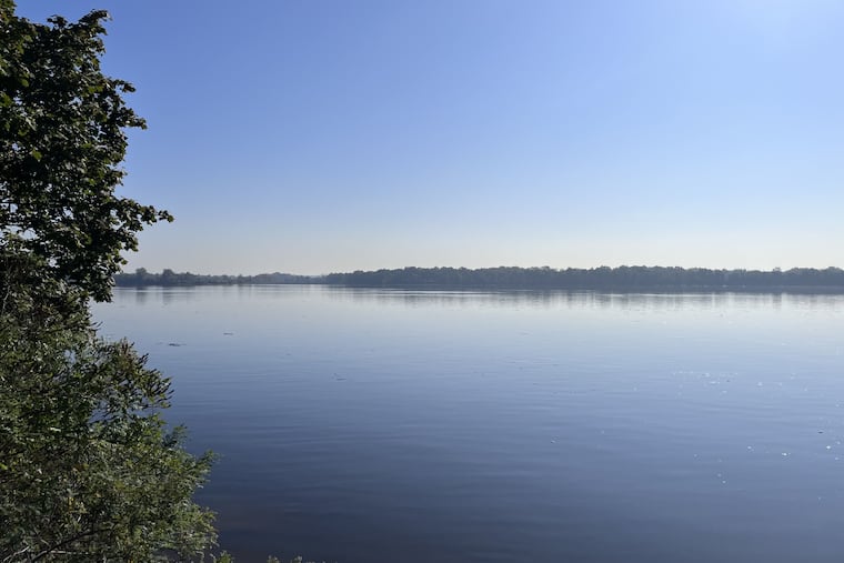 A view of the Delaware River from Philadelphia's Bridesburg neighborhood.