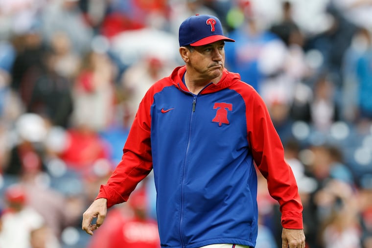 Phillies manager Rob Thomson has leaned heavily on the team's strong starting rotation.