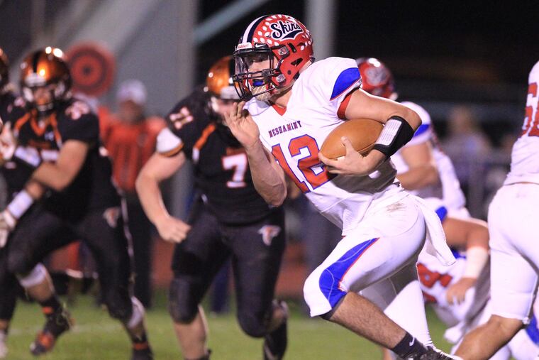 Neshaminy quarterback Brody McAndrew threw for 1,874 yards and 17 touchdowns last season.