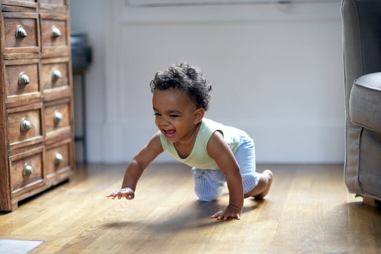 Crawling no longer appears on the CDC's milestone checklists for a baby's development.