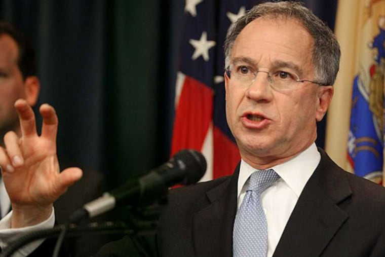 Paul Fishman, U.S. attorney for N.J., announced charges against three former Christie allies. (KEVIN. R. WEXLER / The Record)