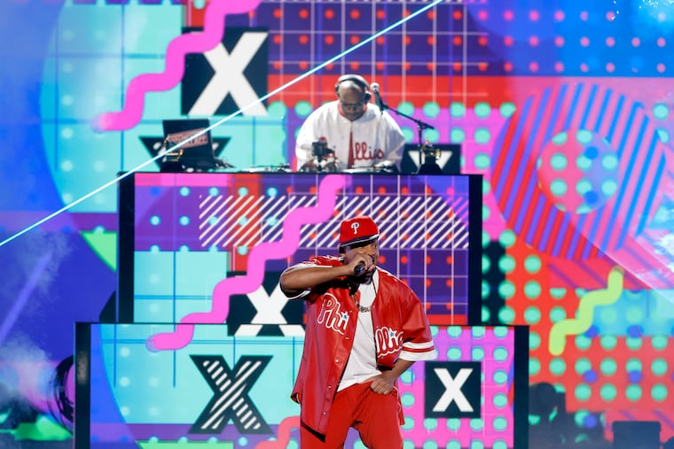 Will Smith AKA the Fresh Prince and DJ Jazzy Jeff perform onstage during A GRAMMY Salute to 50 Years of Hip-Hop at YouTube Theater on November 08, 2023 in Inglewood, California.