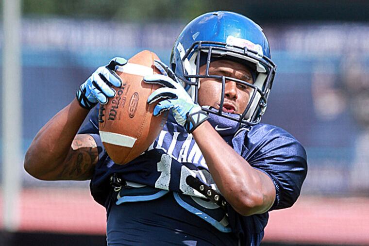 Villanova wide receiver Poppy Livers. (David Swanson/Staff Photographer)