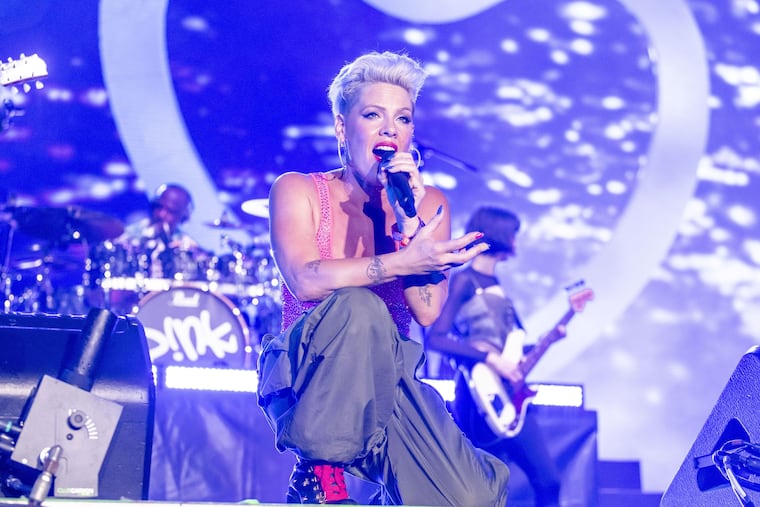 Pink will bring her Summer Carnival tour, with Brandi Carlile, Grouplove, and KidCutUp to Citizens Bank Park on Sept. 18.