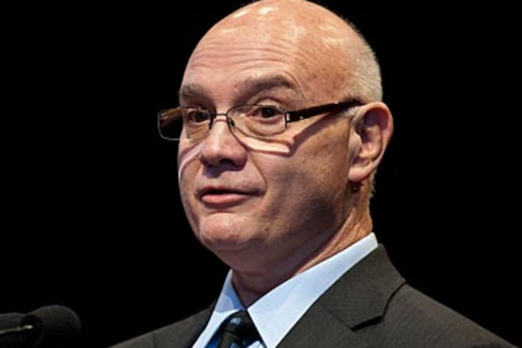 Acting athletic director Dave Joyner is heading the committee to find Penn State's next football coach. (Andy Colwell/AP)