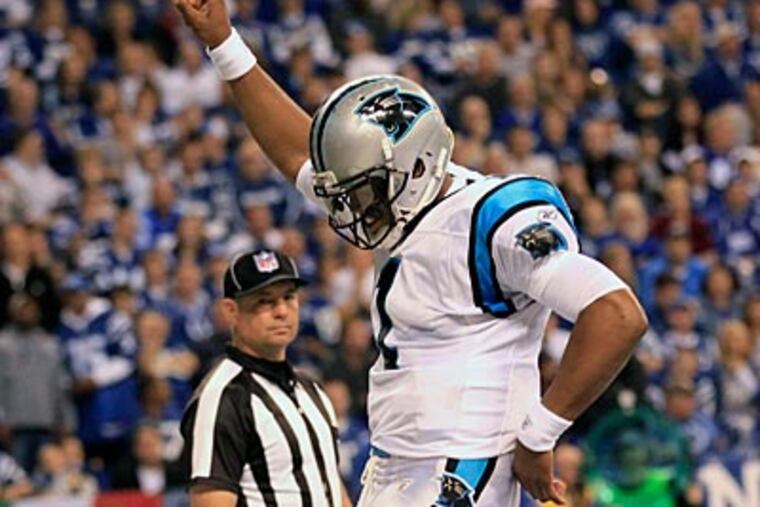 Cam Newton has a favorable matchup against Tampa Bay this week. (AJ Mast/AP)