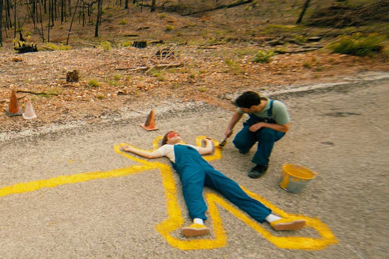 Emile Hirsch and Paul Rudd in PRINCE AVALANCHE, a Magnolia Pictures release. Photo courtesy of Magnolia Pictures.