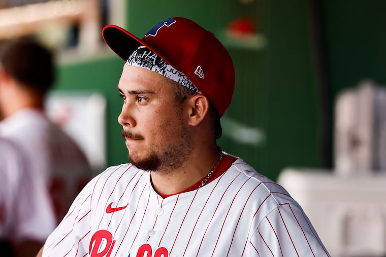 Orion Kerkering talked to former Phillies closer Brad Lidge, among many others, to help move past his error in Game 4 of the NLDS.