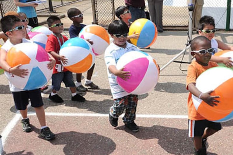 The City of Philadelphia received a $400,000 check from First Niagra on Thursday, which will enables it to open all city pools this summer. (Photo: Tony Webb, City Photographer with City Representatives office)