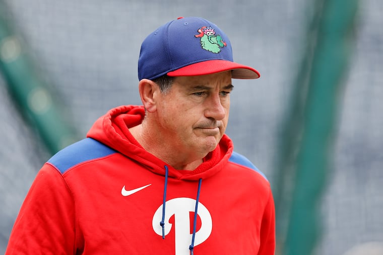 Rob Thomson and the Phillies have lost nine of their last 10 entering Monday's series opener against the Cubs.