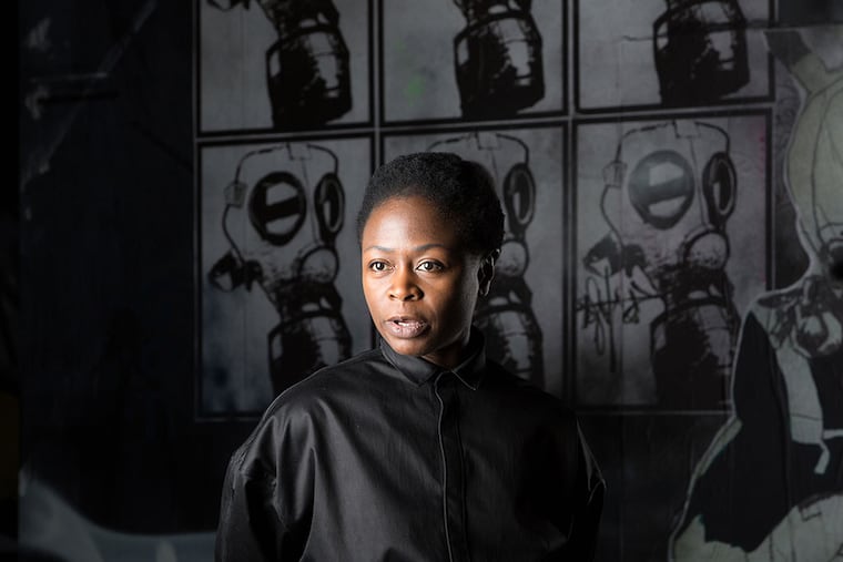 Zainab Jah as Hamlet at the Wilma Theater in Philadelphia, Pa. (Photo by Alexander Iziliaev)