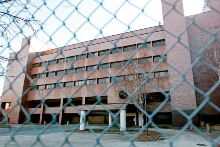 The long-vacant Mount Sinai Hospital. Maryland's Concordia Group will be making its first foray into Philadelphia with the proposed redevelopment of Mount Sinai Hospital in Dickinson Square West, as well as five shuttered public schools. ( Michael Bryant / Staff Photographer )