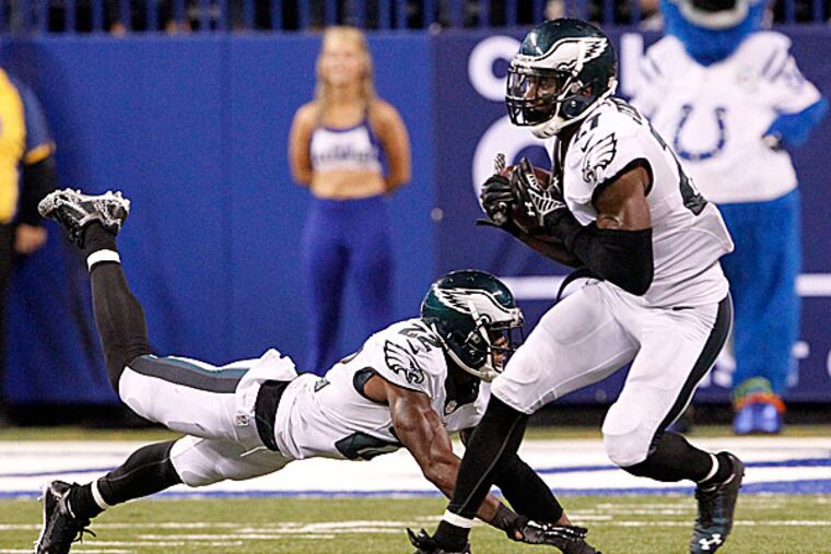 Eagles cornerback Brandon Boykin and safety Malcolm Jenkins. (Ron Cortes/Staff Photographer)