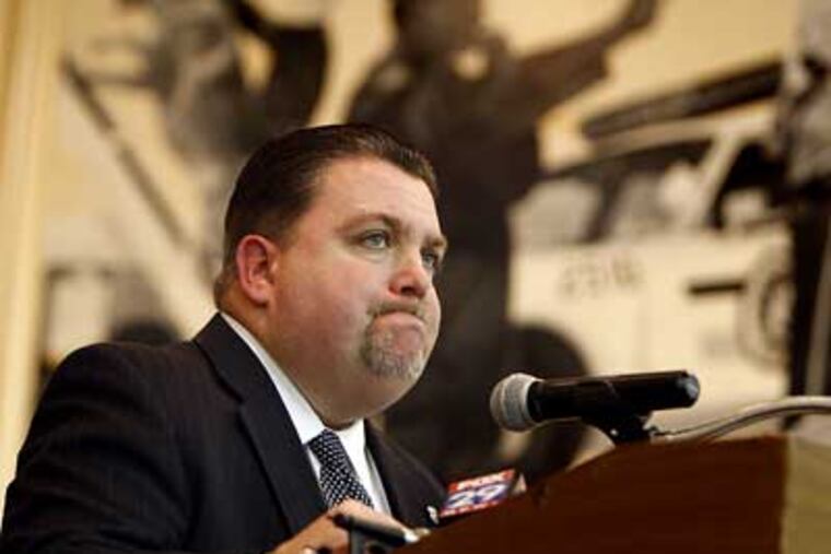 “This incident is simply head-scratching,” said John McNesby, president of the Philadelphia Fraternal Order of Police, pictured here in a file photo.