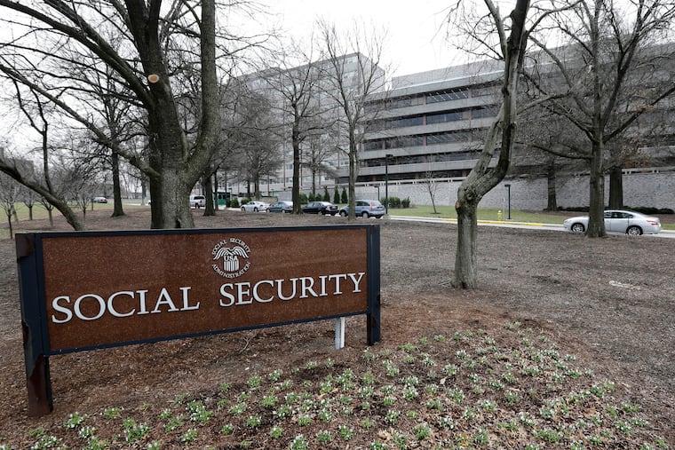 FILE - The Social Security Administration's main campus is seen in Woodlawn, Md., Jan. 11, 2013.