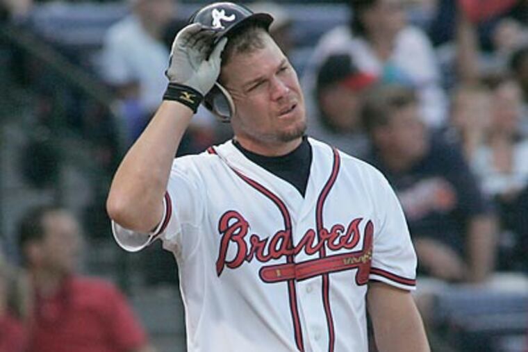Chipper Jones is one of few veterans on a Braves roster that has seen much change. (John Amis/AP file photo)