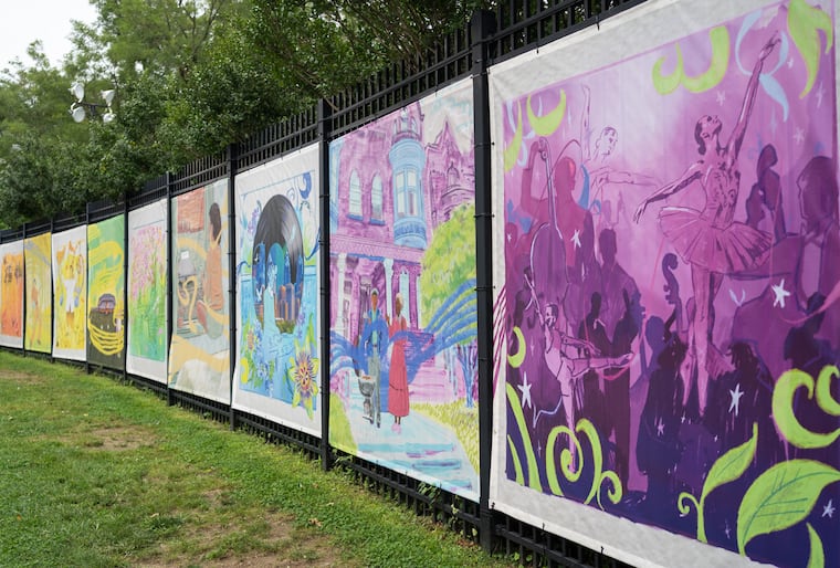 The new art installation, "Echoes Beyond the Stage," was dedicated to the Highmark Mann Center for the Performing Arts on July 31, 2026.