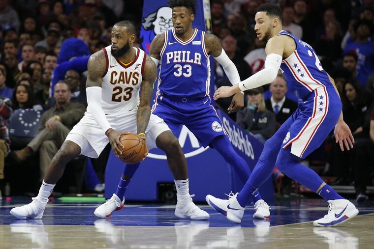 LeBron James and the Cleveland Cavaliers visited the Philadelphia 76ers last November.