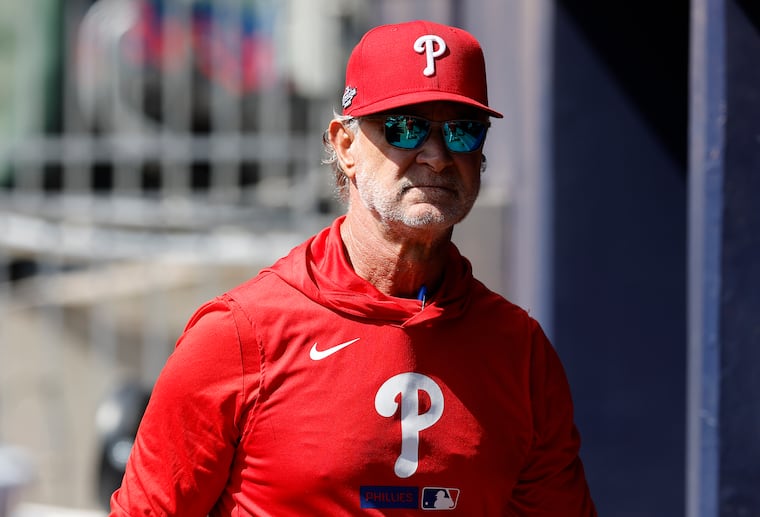 Phillies interim manager Don Mattingly before game 2 of the National League wild-card series against the Atlanta Braves on Sept. 30, 2026 in Atlanta.