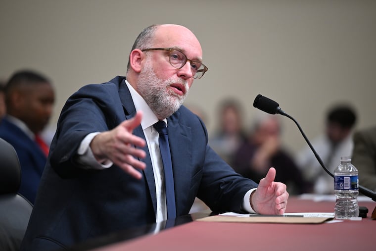 Russell T. Vought, the director of the Office of Management and Budget, testifying at a hearing in April.
