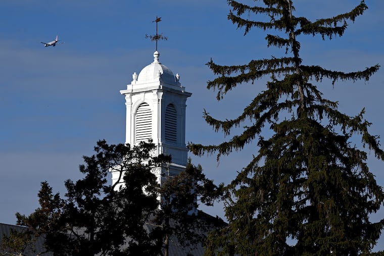 The A-Wing cupola at Haddonfield Memorial High School Tuesday, Dec.3, 2024. Voters will go to polls Dec. 10 to consider a $46.7 million school bond referendum to raise funds to make improvements at every school building in the Camden County district. If approved, the bond will pay for replacement of the historic cupola.