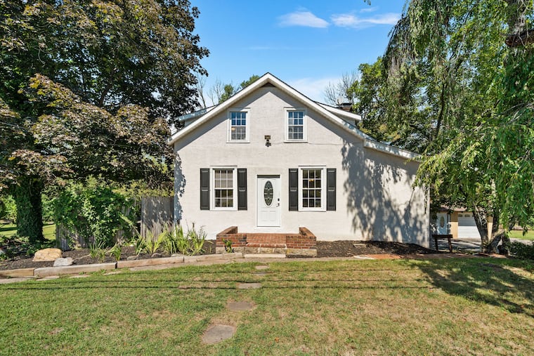 The exterior of the main home, which has a second building on the property as well.