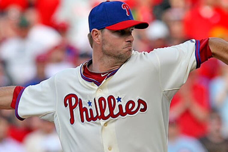 Ryan Madson finished off the Phillies' win on Monday. (Steven M. Falk/Staff Photographer)